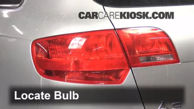 2007 Audi A3 2.0L 4 Cyl. Turbo Luces Luz de giro trasera (reemplazar foco)